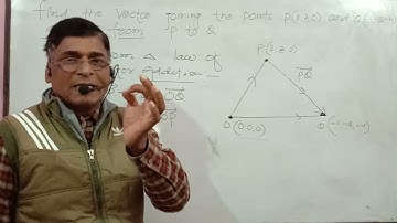 P–19. Find the vector joining the points  P(2,3,0) and  Q(-1,-2,-4) directed from P to Q.