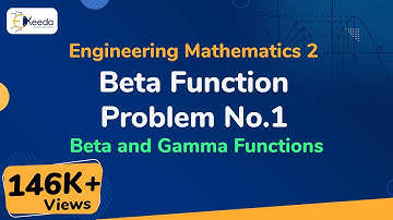 Beta Function Problem No.1 - Beta and Gamma Functions - Engineering Mathematics 2