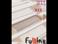 vidaXL Stufenmatten 15 Stk. 65x21x4 cm Taupe Rechteckiger Rand