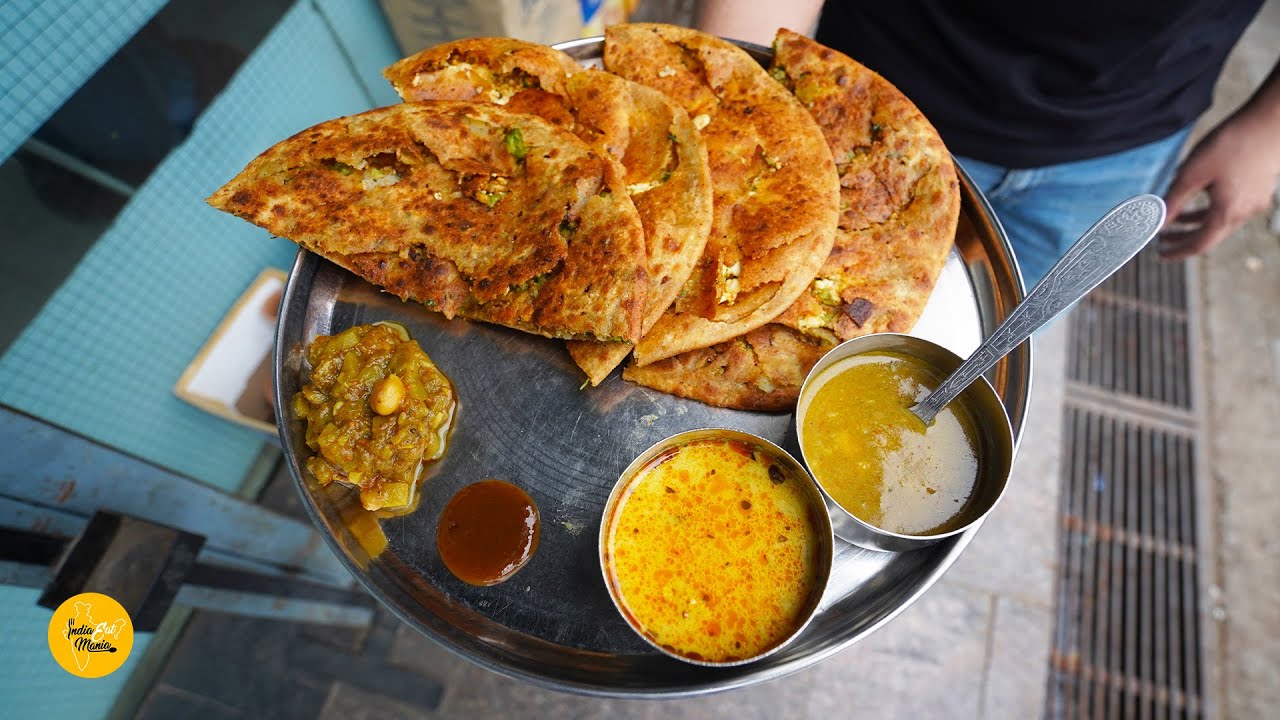Famous Ram Babu Desi Ghee Paratha of Agra Rs. 70/- Only l Agra Street Food | INDIA EAT MANIA