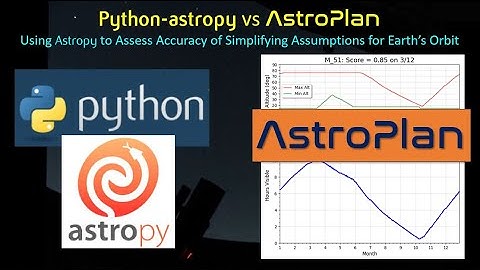 Testing Astropy In My Astroplan DSO Finder Program