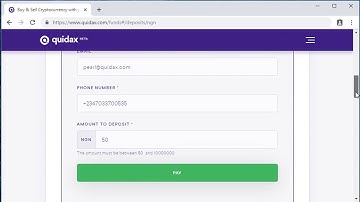 How to Fund your Quidax Wallet via Card Payment using Naira