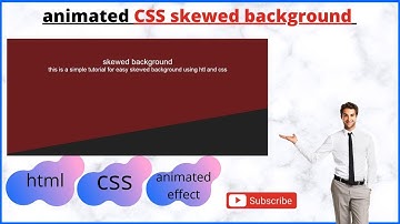 SKEWED BACKGROUND||HTML&CSS