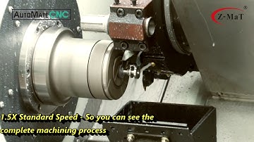 Demo of Slant Bed CNC Lathe with Bi-Directional, Indexing Turret - AutoMateCNC Turning Centers