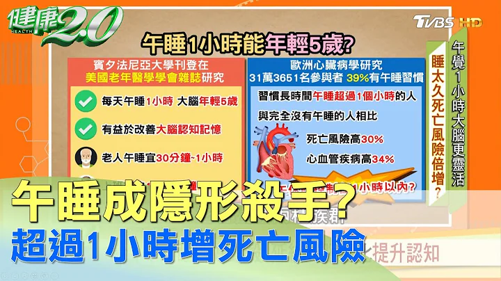 午睡成隐形杀手？ 午睡超过1小时增死亡风险 健康2.0 - 天天要闻