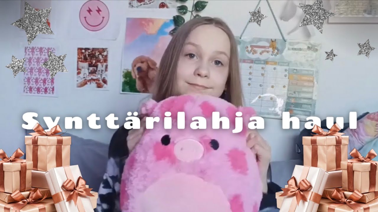 SYNTTÄRILAHJA HAUL🤗🤗🤍🩷