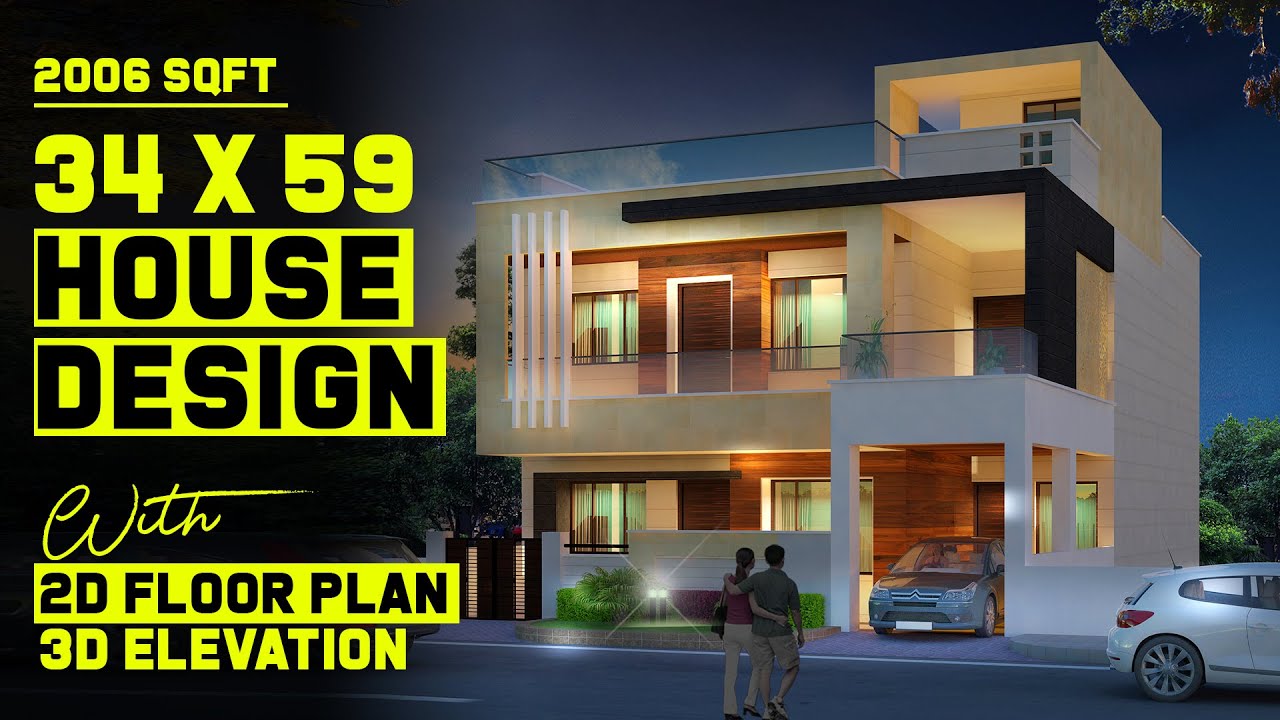 House Design Floor Plan 3d Front Elevation House Floor Plan & 3D