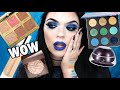 💙 SMOKEY BLUE GRUNGE 💙 Trying New Makeup!! 😳