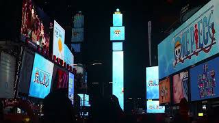 One Piece Film Red Takes Over Times Square NYC!