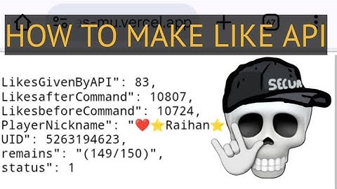 FREE FIRE LIKE API KAISE BANAYE 🥶 #freefire #ffviral 