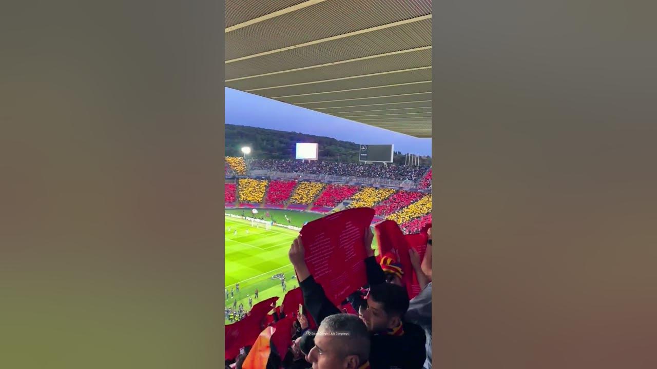🗣 TIFO & OFFICIAL FC BARCELONA ANTHEM | 🇪🇸 of Barça 🔴🔵 BLAUGRANA ! Before the Inter match 🇮🇹 UEFA CL