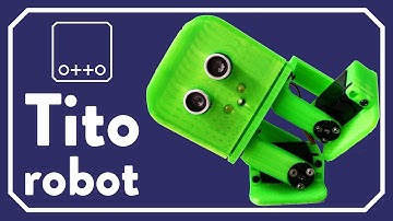 Tito the Arduino UNO, open source, 3D printable biped robot, older brother of Otto