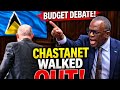 ST LUCIA: Opposition Leader STORMS OUT of Budget Debate! Details below👇 👇👇