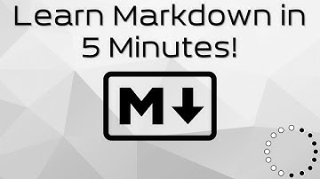 Learn Markdown in 5 Minutes! (Seriously)