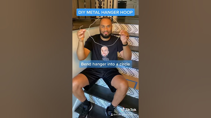 DIY Metal Hanger Hoop | Motivated By Mylan | TikTok
