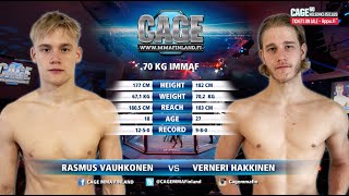 CAGE 59: Vauhkonen vs Hakkinen (Complete MMA Fight)