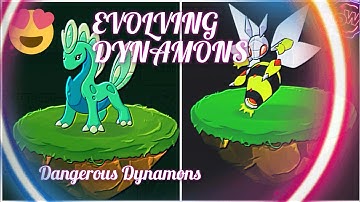 EVOLVING PODAPOD AND BEEBOT - stage 2 evolution - Dynamons world Evolution