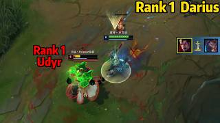 Rank 1 Darius VS Rank 1 Udyr on Super Server!