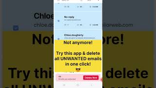 Deleting all UNWANTED emails is easy now. Just try this app! screenshot 5