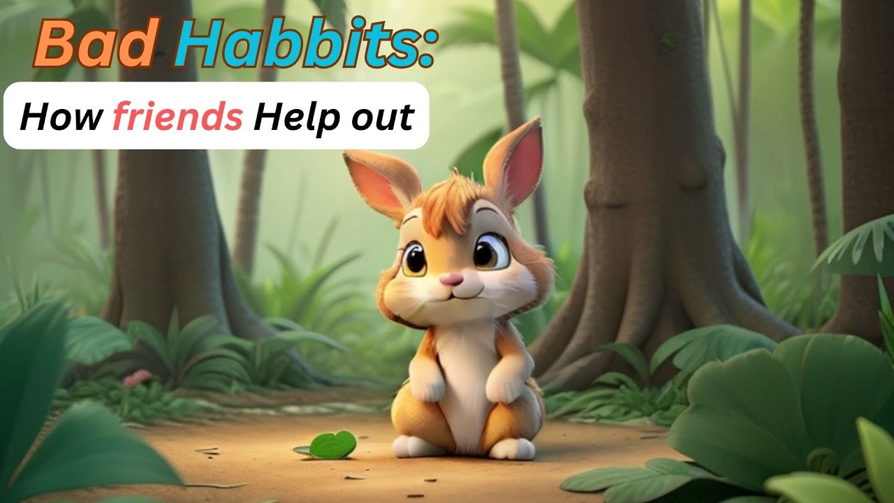 bad habits- short moral story- kids bedtime story-moon and the star story series- No to bad habits