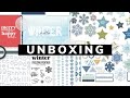 Cocoa Daisy Winter Twilight Memory Keeping + Planning Kit Unboxing [Stickers Scrapbooking Stamps]