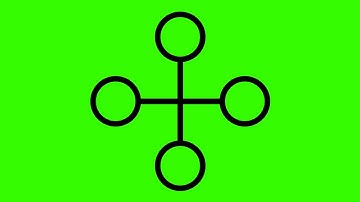 Animated Link Building Icon on Green Screen