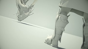 Orc vs Creature 3D Animation