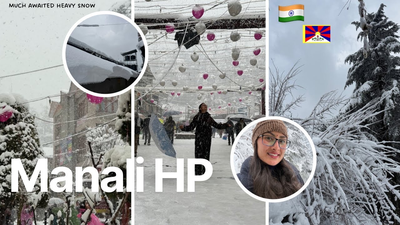 After heavy Snow ⛄️🤎 #indian #indian #vlogger @simplydeepika1539 