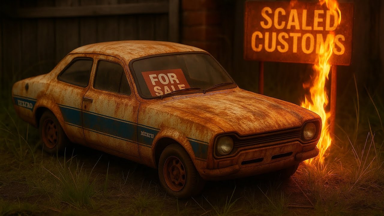 Dream car fast ford Diecast restoration ford escort mk1 dinky toys