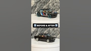 HOW TO CUSTOMIZE HOTWHEELS BMW #hotwheels #diy #tutorial #howto #bmw #cars
