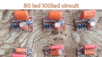 indian series 50 led 100led circuit || 1pf capacitor and jumbo pf circuit | sj lighting