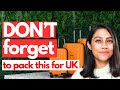 Things to pack for the uk  essential things to pack when moving to uk 2023  uk visa