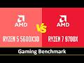 RYZEN 5 5600X3D vs RYZEN 7 9700X
