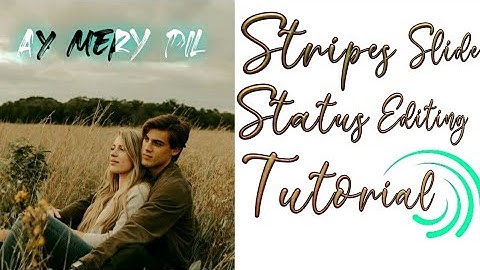 How To Create Stripes Slide Text Status Video In Alight Motion || Status Editing || Technical Afshan