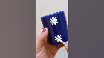 Art on broken Cup #shorts #youtubeshorts