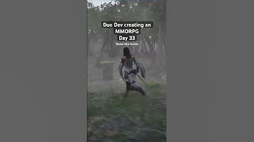 Duo Dev creating an MMORPG - Day 33 - Building a Forest, how should we call it? #mmorpg #indiegame