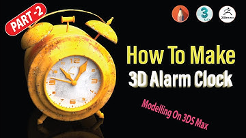 How to make 3D alarm clock part-2 (This lesson contains modeling only)
