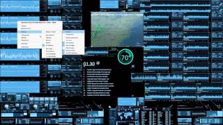 How to have a functional background like mine with RainMeter