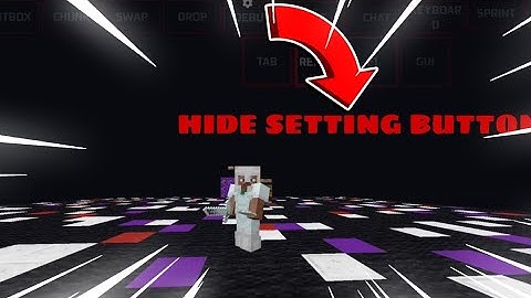 How to hide setting button in Pojavlauncher ||