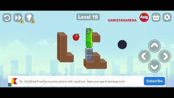 Snake Puzzle Slither to Eat Level 19 Gameplay Walkthrough