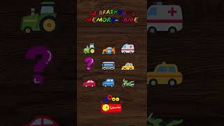 The Best Viral Vehicle Memory Game Challenge 🚗🚌✈️ #shorts Week 9 screenshot 2