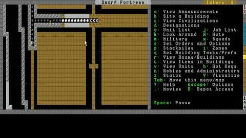 Dwarf Fortress Video Tutorial part 12 - Patrols, Bins, Entrance, Walls