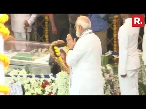 PM Narendra Modi Pays Tribute To Late Goa CM Manohar Parrikar At Kala Academy