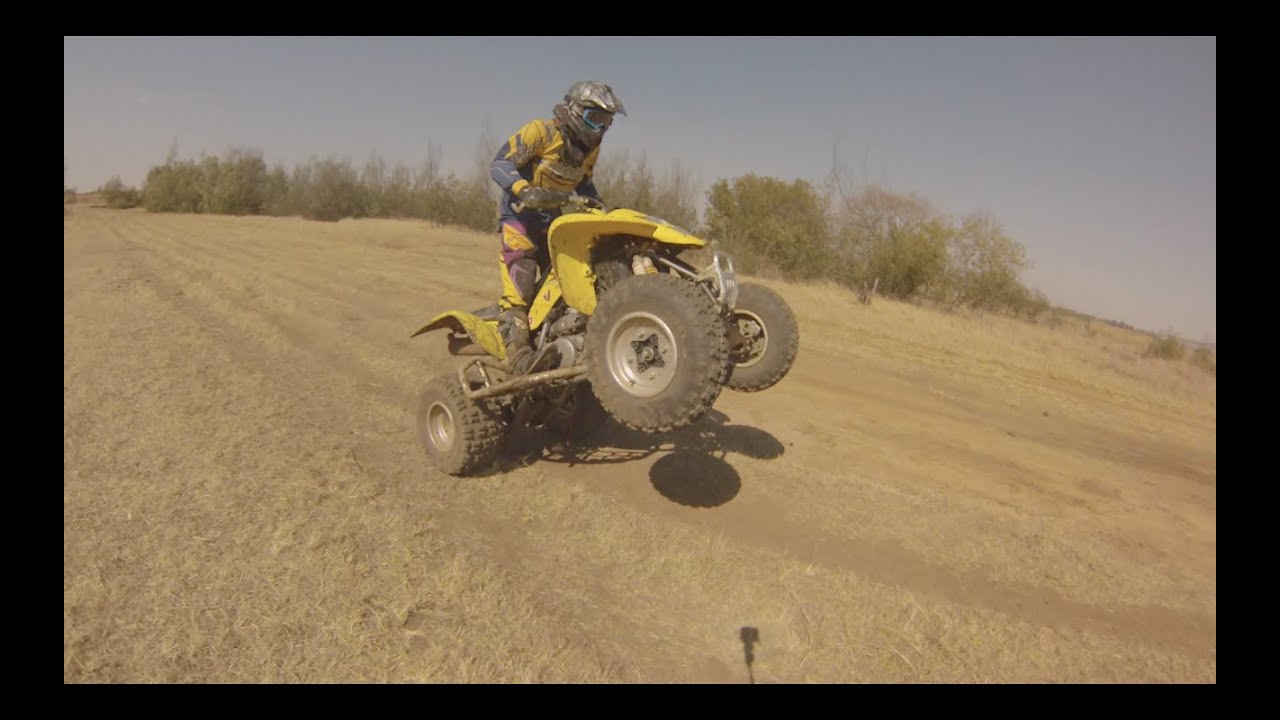 ltz 400 wheelie YouTube