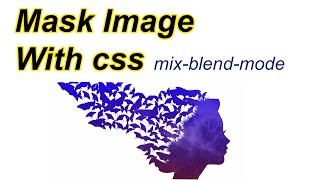 Mask Background Image With mix-blend-mode css property