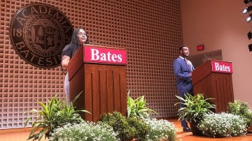 Opening Convocation 2020 | Co-Presidents, Bates College Student Government