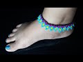 How to make Anklet / Beaded Anklet