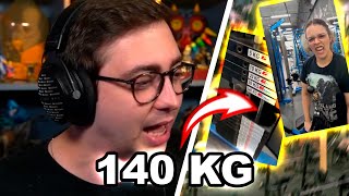 ALAN FALANDO COMO MAETHE LEVANTOU 140 KG NA ACADEMIA