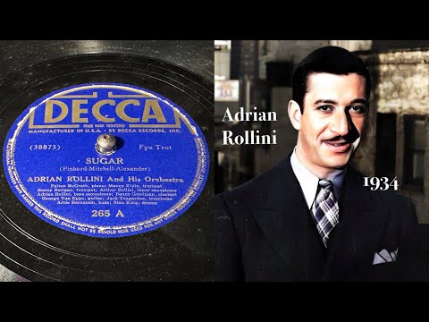 Adrian Rollini Sugar 78 Rpm Decca 265 1934 