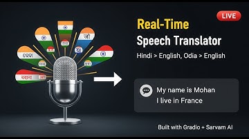 Real-Time Indian Language to English Transcription App Using Gradio + Sarvam AI